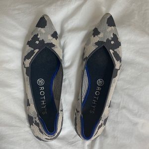 Rothy’s camo pointed flats